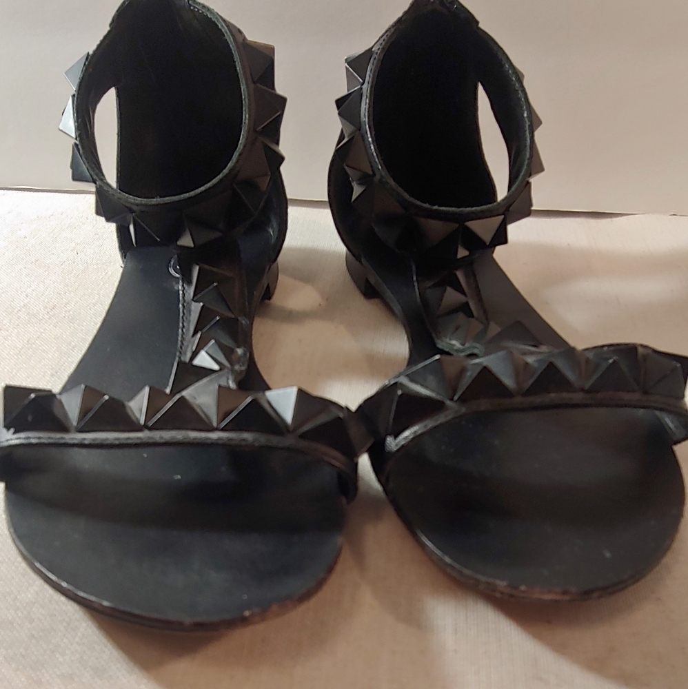 ASH Gladiator Studded Black Open Toe Sandals 37 - Picture 5 of 14